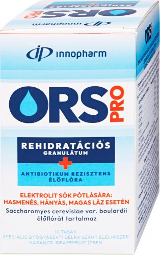 Innopharm ors pro speciális gyógyászati célra szánt élelmiszer rehidratációs granulátum narancs-grapefruit ízben 10 db