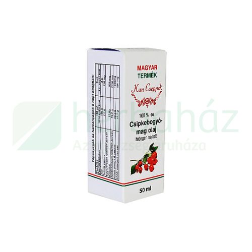 Kun Cseppek Csipkebogyó Magolaj 100% Hidegen Sajtolt 50Ml