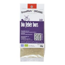 Greenmark bio fehér bors őrölt 20 g