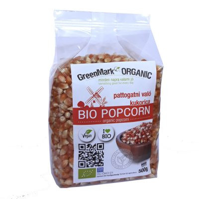 Greenmark bio popcorn 500 g