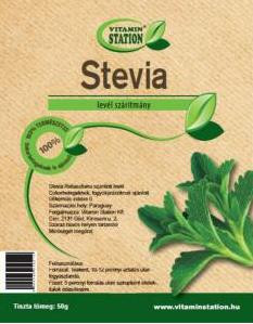 Vitamin Station stevia levél szárítmány 50 g