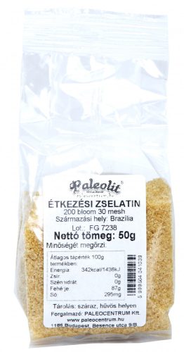 Paleolit Étkezési Zselatin  /Marha/ 50 g