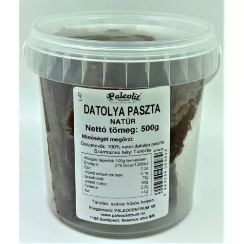 Paleolit Datolya paszta natúr 500g (100% datolya)
