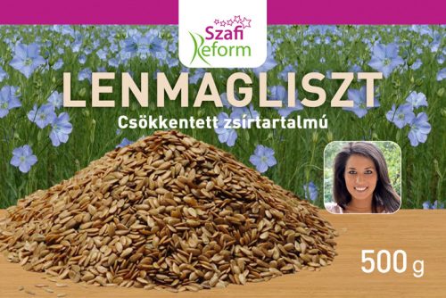 Szafi Fitt zsírtalanított lenmagliszt 500 g