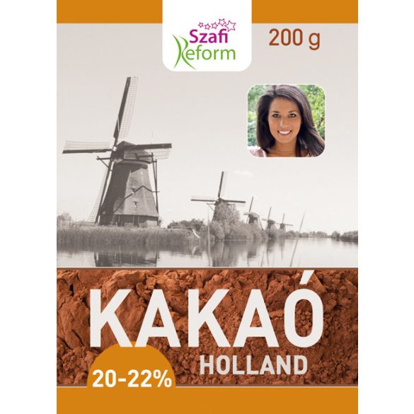 Szafi Fitt zsírszegény holland kakaó 20-22% 200 g