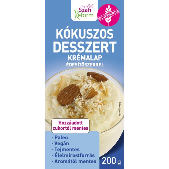 Szafi Reform kókuszos desszert krémalap 200 g