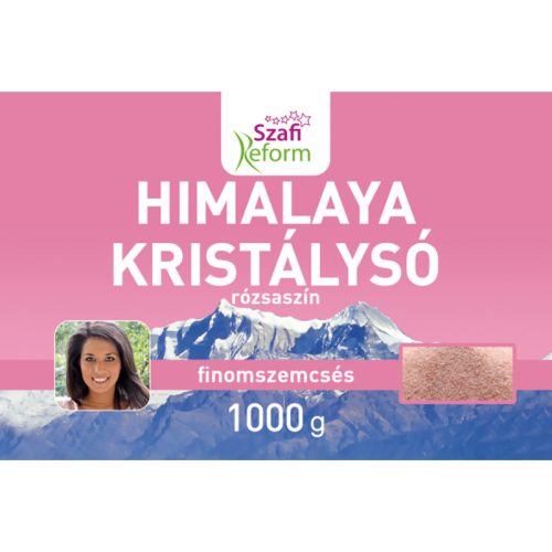 Szafi Reform Himalaya (rózsaszín, finomszemcsés) só 1000g