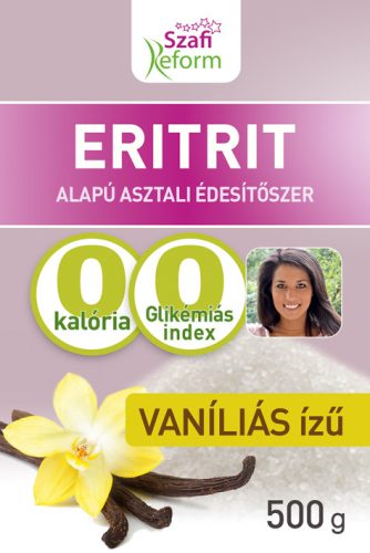 Szafi R.Eritritol Vaníliás  500 g