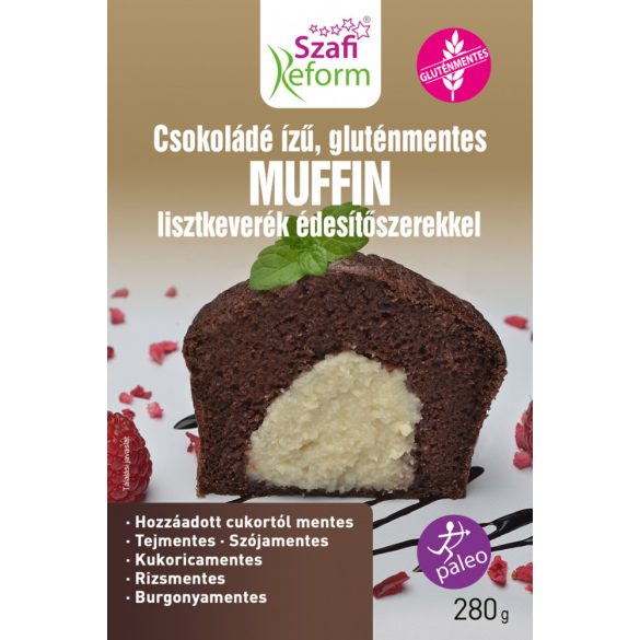 Szafi Fitt étcsokoládés muffin por 280 g
