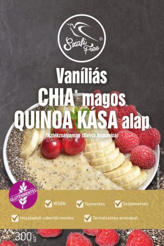 Szafi Free quinoa kása alap chia magos,vaníliás 300 g