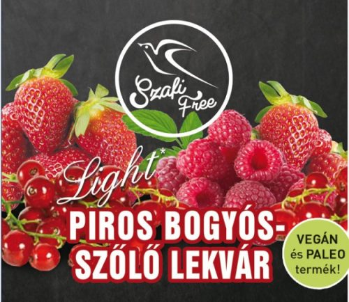 Szafi Free lekvár piros-bogyós szőlő 350 g