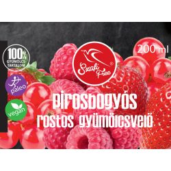 Szafi Free pirosbogyós rostos gyümölcsvelő 200 ml