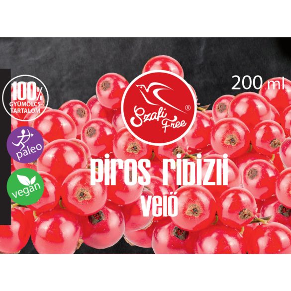 Szafi Free piros ribizlivelő 200 ml