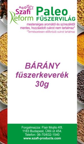 Szafi Reform Paleo Bárány fűszerkeverék 30 g