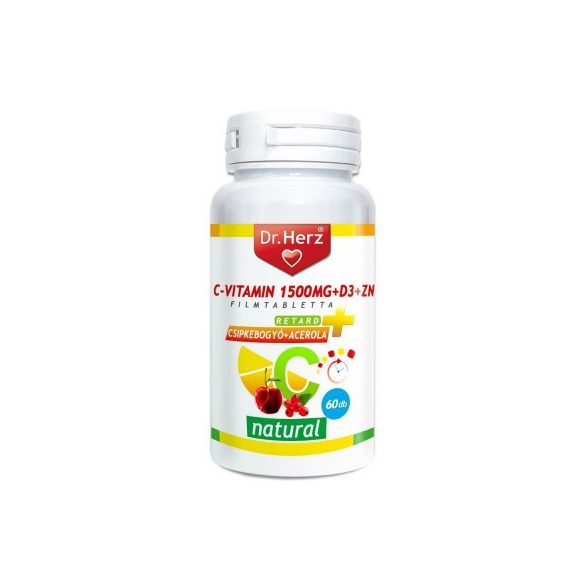 DR.HERZ C-VITAMIN+D3+ZN-TABLETTA 60 db