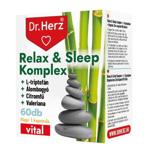 DR Herz Relax & Sleep Komplex 60 db kapszula doboz