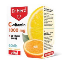   DR Herz C-vitamin 1000 mg + D3-vitamin 1000 NE 60 db kapszula