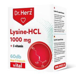 Dr.herz lysine-hcl+c-vitamin kapszula 60 db