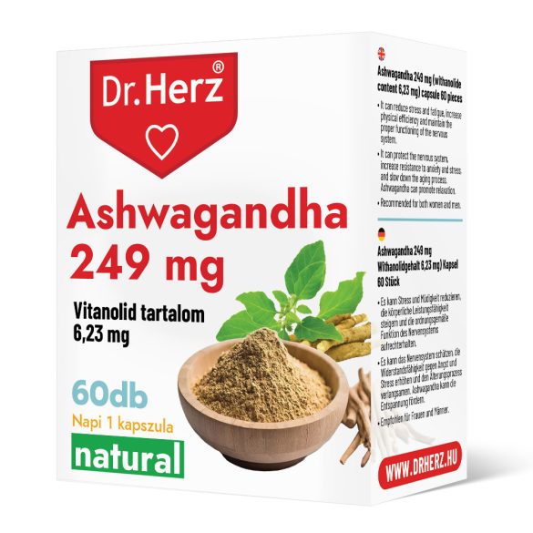 DR.HERZ ASHWAGANDHA KAPSZULA 60DB