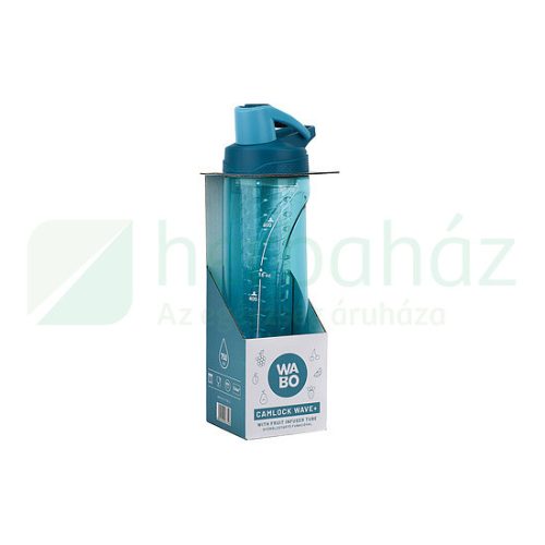 Wabo Műanyag Palack Csatos Gyümölcstartó Funkcióval Zöld 750Ml 1Db