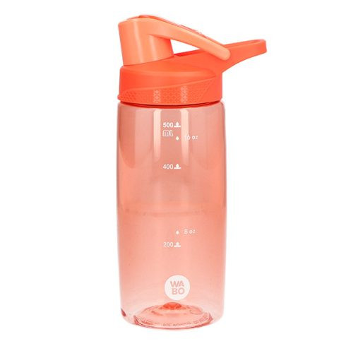 Wabo műanyag palack csatos korall 550ml 1db
