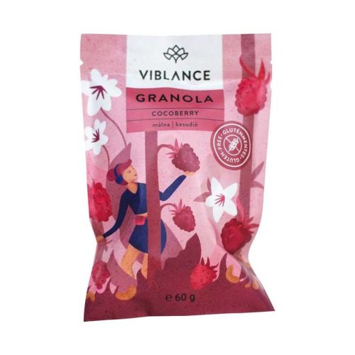 Viblance granola málnával és kesudióval 60 g