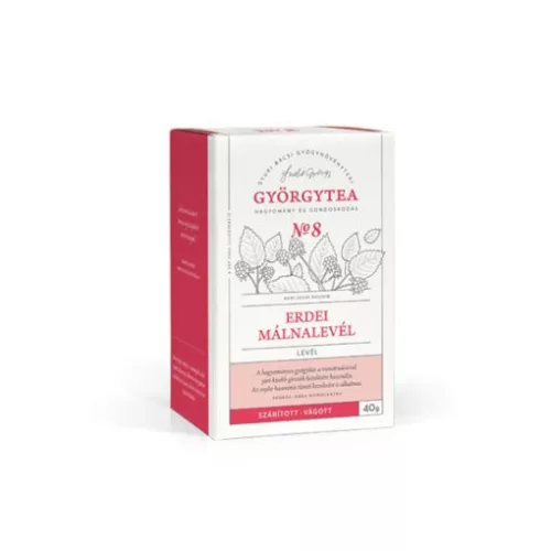 Györgytea Erdei málnalevél 40g No.8 szárított, vágott