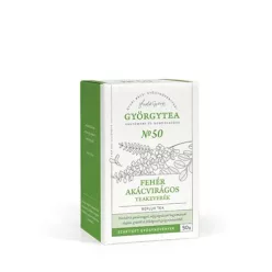   Györgytea Fehér akácvirágos 50g teakeverék Reflux tea No.50