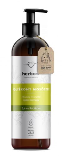 Herbow folyékony mosószer színes ruhákhoz-zöld tea 1000 ml