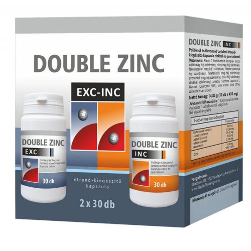 Double Zinc exc-inc kapszula 30+30 db 60 db