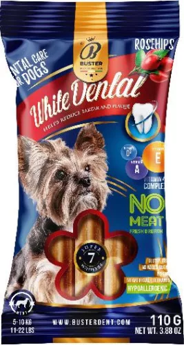 Buster csipkebogyó dental stick húsmentes vitaminokkal small 5-10kg 110 g