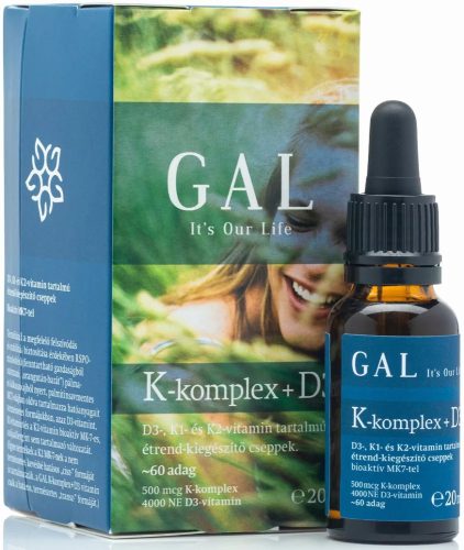 GAL K-KOMPLEX+D3 500MCG K-KOMPLEX + 4000 NE D3 X 60 ADAG (K2+D3)