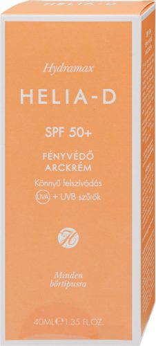 Helia-D hydramax spf50+fényvédő arckrém 40 ml