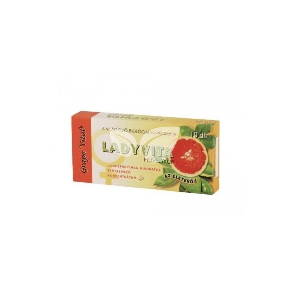 Grape vital ladyvita hüvelykúp 10x2gr 1 db