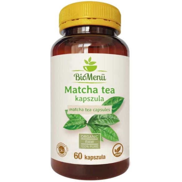 BioMenü BIO MATCHA TEA kapszula 60 db