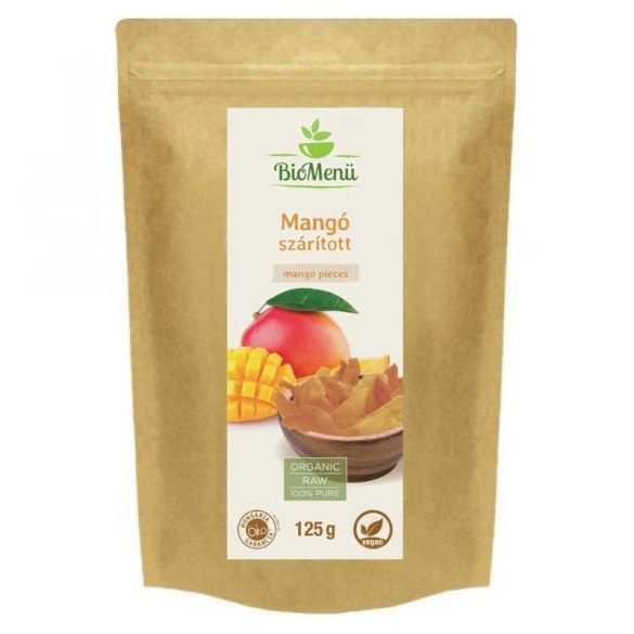 Bio menü bio mangó szárított 125 g
