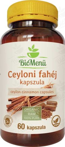 Bio menü bio ceyloni fahéj kapszula 60 db