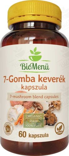 BioMenü BIO 7-GOMBA keverék kapszula 60 db  Új termék