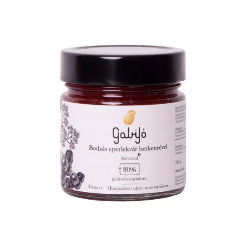 Gabijó Lekvár Bodza-Eper-Berke. Hcm. 240 g