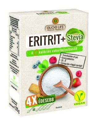 Oligo life eritrit+stevia 4x édesebb 275 g