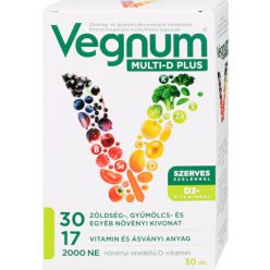 VEGNUM MULTI-D MULTIVITAMIN KAPSZ.30 db