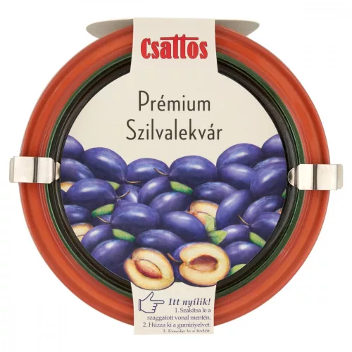 Csattos prémium szilvalekvár 600 g