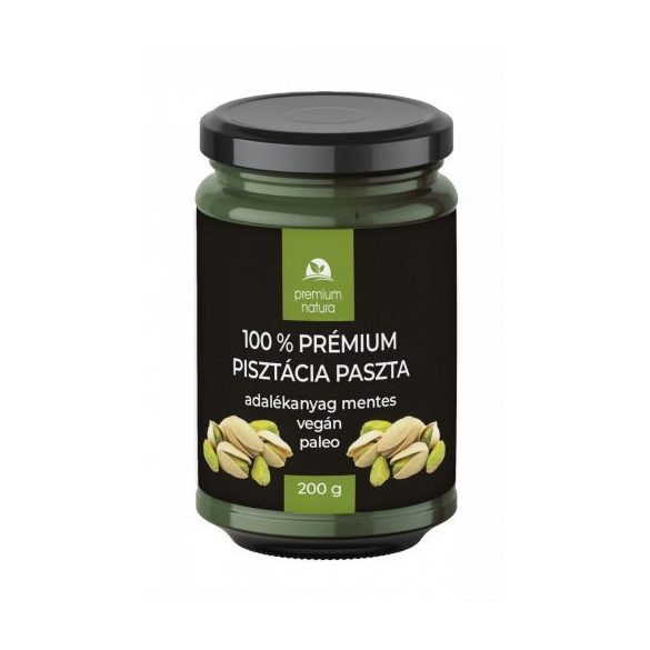 Premium Natura 100% mentes természetes pisztácia paszta 200 g