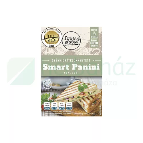 Gluténmentes Free Selection Szénhidrátcsökkentett Panini Lisztkeverék 140G