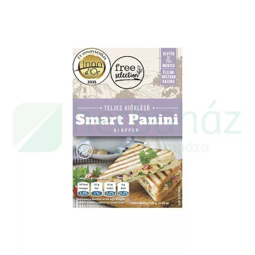 Gluténmentes Free Selection Teljes Kiőrlésű Panini Lisztkeverék 140G