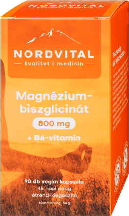 Nordvital magnézium-biszglicinát kapszula 90 db