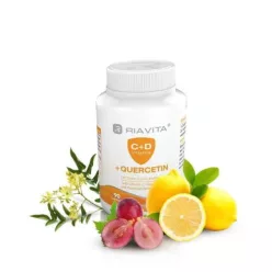 Riavita c+d vitamin quercetinnel kapszula 90 db