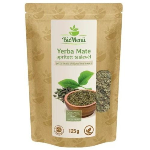 BioMenü BIO YERBA MATE aprított tealevél 125 g