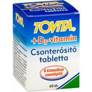 Tovita csonterősítő tabletta+d3 vitamin 60 db