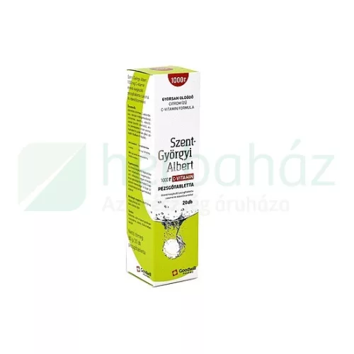 Szent-Györgyi Albert 1000Mg C-Vitamin Pezsgőtabletta Cukorral És Édesítőszerek 20Db